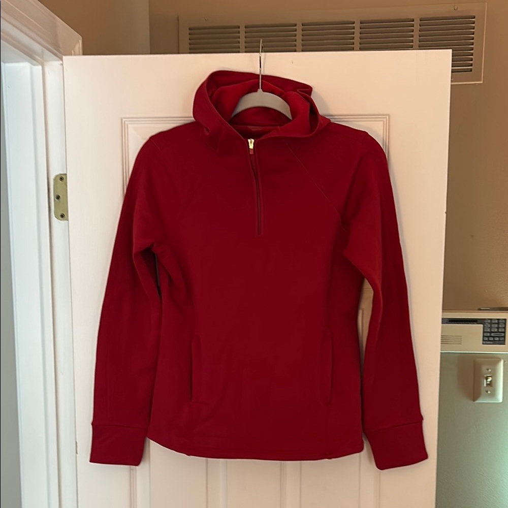 Athleta Women's Red Pullover Hoodie
